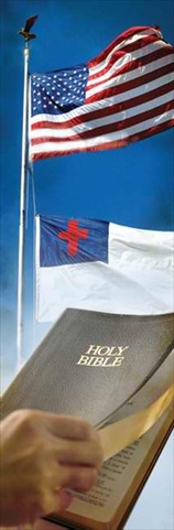 674761 Bookmark Pledges To Bible & Flag