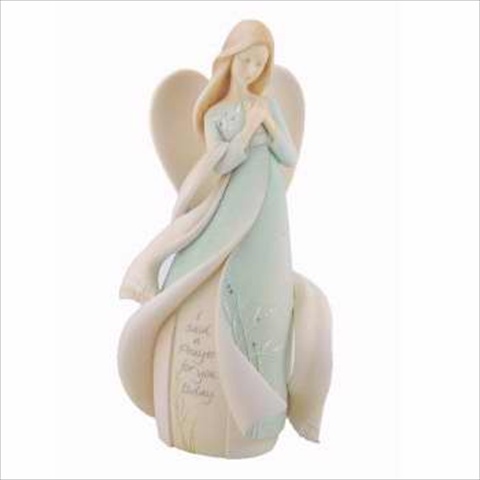 132440 Figurine Foundations Prayer Angel 9 In. New
