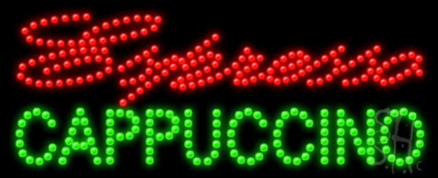 Sign Store L100-0054-outdoor Espresso Cappuccino Animated Outdoor LED Sign 27 x 11 x 3.5 In. Sign Store L100-0054-outdoor Espresso Cappuccino Animated Outdoor LED Sign 27 x 11 x 3.5 In.