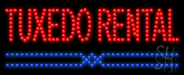 Sign Store L100-0628 Tuxedos Rental Animated LED Sign 27 x 11 x 1 In. Sign Store L100-0628 Tuxedos Rental Animated LED Sign 27 x 11 x 1 In.