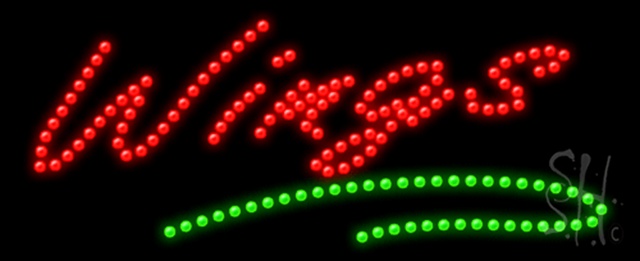 Sign Store L100-0638-outdoor Wings Animated Outdoor LED Sign 27 x 11 x 3.5 In. Sign Store L100-0638-outdoor Wings Animated Outdoor LED Sign 27 x 11 x 3.5 In.