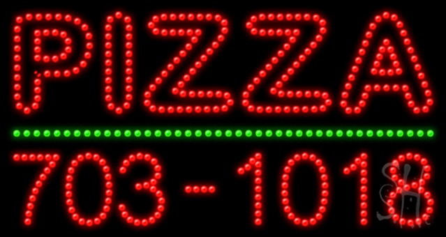 Sign Store L100-0675 Pizza Animated LED Sign 32 x 17 x 1 In. Sign Store L100-0675 Pizza Animated LED Sign 32 x 17 x 1 In.