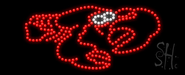 Sign Store L100-0704 Lobster Logo Animated LED Sign 27 x 11 x 1 In. Sign Store L100-0704 Lobster Logo Animated LED Sign 27 x 11 x 1 In.