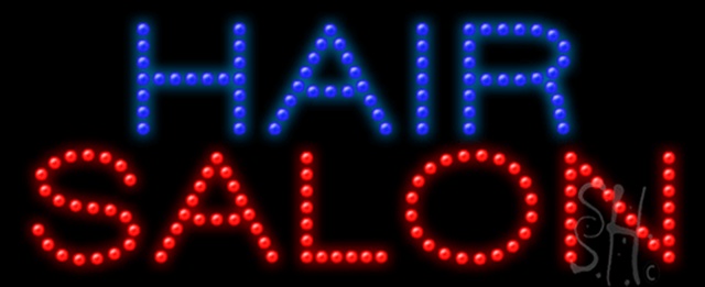 Sign Store L100-0073-outdoor Hair Salon Animated Outdoor LED Sign 27 x 11 x 3.5 In. Sign Store L100-0073-outdoor Hair Salon Animated Outdoor LED Sign 27 x 11 x 3.5 In.