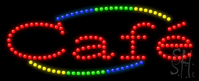Sign Store L100-0739-outdoor Caf Animated Outdoor LED Sign 27 x 11 x 3.5 In. Sign Store L100-0739-outdoor Caf Animated Outdoor LED Sign 27 x 11 x 3.5 In.