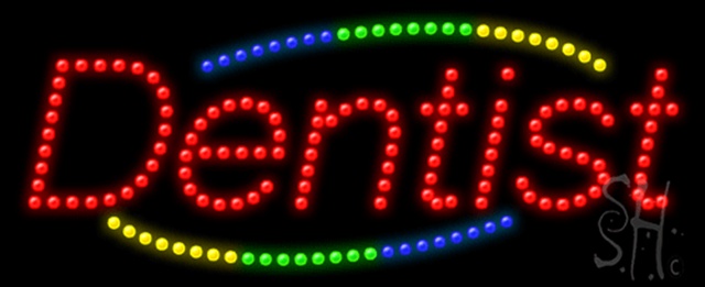 Sign Store L100-0764-outdoor Dentist Animated Outdoor LED Sign 27 x 11 x 3.5 In. Sign Store L100-0764-outdoor Dentist Animated Outdoor LED Sign 27 x 11 x 3.5 In.