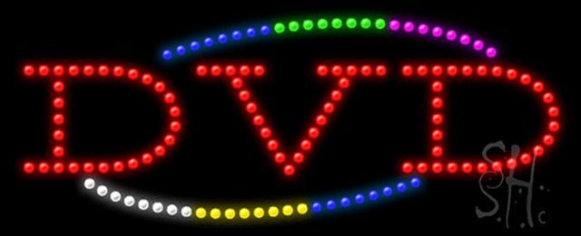 Sign Store L100-0771 Dvd Animated LED Sign 27 x 11 x 1 In. Sign Store L100-0771 Dvd Animated LED Sign 27 x 11 x 1 In.