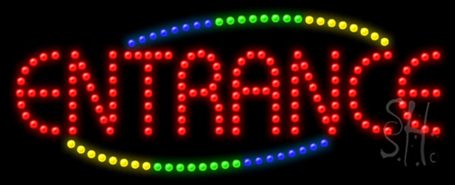 Sign Store L100-0772 Entrance Animated LED Sign 27 x 11 x 1 In. Sign Store L100-0772 Entrance Animated LED Sign 27 x 11 x 1 In.