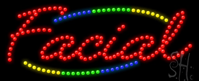 Sign Store L100-0777-outdoor Facial Animated Outdoor LED Sign 27 x 11 x 3.5 In. Sign Store L100-0777-outdoor Facial Animated Outdoor LED Sign 27 x 11 x 3.5 In.