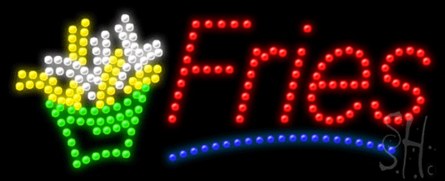 Sign Store L100-0783-outdoor Fries Animated Outdoor LED Sign 27 x 11 x 3.5 In. Sign Store L100-0783-outdoor Fries Animated Outdoor LED Sign 27 x 11 x 3.5 In.