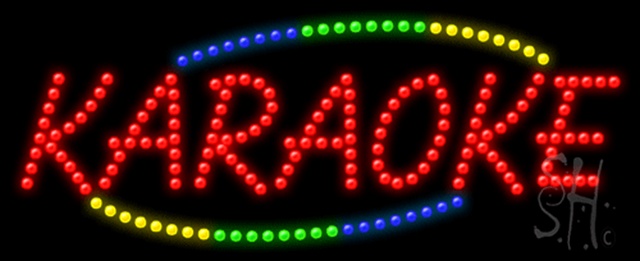 Sign Store L100-0804-outdoor Karaoke Animated Outdoor LED Sign 27 x 11 x 3.5 In. Sign Store L100-0804-outdoor Karaoke Animated Outdoor LED Sign 27 x 11 x 3.5 In.