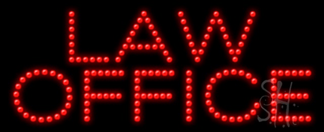 Sign Store L100-0085 Law Office Animated LED Sign 27 x 11 x 1 In. Sign Store L100-0085 Law Office Animated LED Sign 27 x 11 x 1 In.