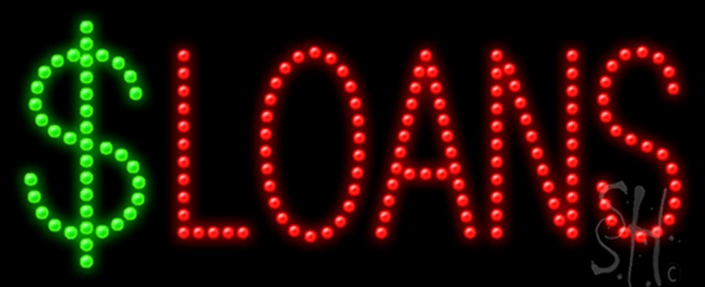 Sign Store L100-0087 Dollar Loans Animated LED Sign 27 x 11 x 1 In. Sign Store L100-0087 Dollar Loans Animated LED Sign 27 x 11 x 1 In.
