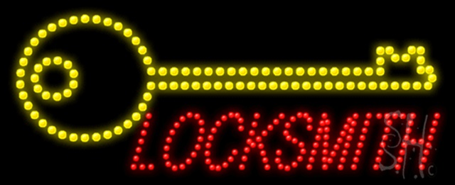 Sign Store L100-0088-outdoor Locksmith Logo Animated Outdoor LED Sign 27 x 11 x 3.5 In. Sign Store L100-0088-outdoor Locksmith Logo Animated Outdoor LED Sign 27 x 11 x 3.5 In.