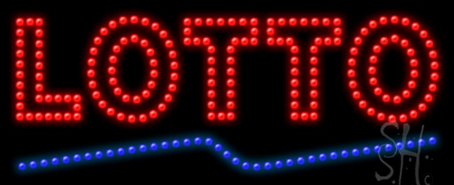 Sign Store L100-0089 Lotto Animated LED Sign 27 x 11 x 1 In. Sign Store L100-0089 Lotto Animated LED Sign 27 x 11 x 1 In.