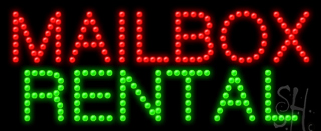 Sign Store L100-0090 Mailbox Rental Animated LED Sign 27 x 11 x 1 In. Sign Store L100-0090 Mailbox Rental Animated LED Sign 27 x 11 x 1 In.