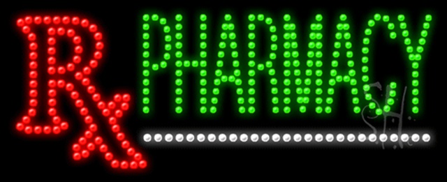 Sign Store L100-0103-outdoor Pharmacy Logo Animated Outdoor LED Sign 27 x 11 x 3.5 In. Sign Store L100-0103-outdoor Pharmacy Logo Animated Outdoor LED Sign 27 x 11 x 3.5 In.