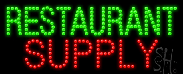 Sign Store L100-0112 Restaurant Supply Animated LED Sign 27 x 11 x 1 In. Sign Store L100-0112 Restaurant Supply Animated LED Sign 27 x 11 x 1 In.