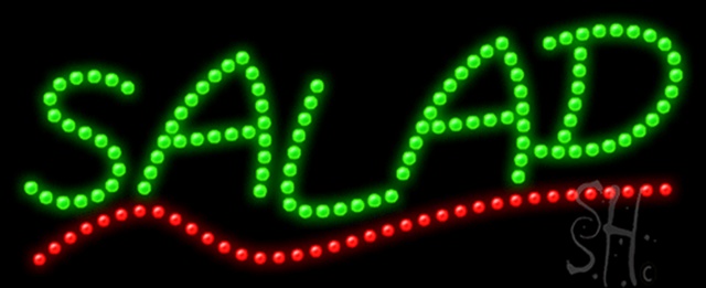 Sign Store L100-0113-outdoor Salad Animated Outdoor LED Sign 27 x 11 x 3.5 In. Sign Store L100-0113-outdoor Salad Animated Outdoor LED Sign 27 x 11 x 3.5 In.