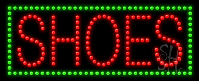 Sign Store L100-0117 Shoes Animated LED Sign 27 x 11 x 1 In. Sign Store L100-0117 Shoes Animated LED Sign 27 x 11 x 1 In.