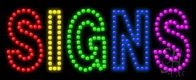 Sign Store L100-0119 Signs Animated LED Sign 27 x 11 x 1 In. Sign Store L100-0119 Signs Animated LED Sign 27 x 11 x 1 In.
