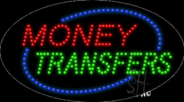 Sign Store L102-0232 Money Transfers LED Sign 27 x 15 x 1 In. Sign Store L102-0232 Money Transfers LED Sign 27 x 15 x 1 In.