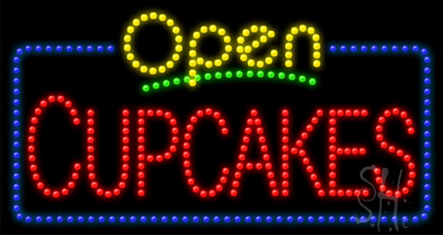 Sign Store L102-0247 Cupcakes LED Sign 32 x 17 x 1 In. Sign Store L102-0247 Cupcakes LED Sign 32 x 17 x 1 In.