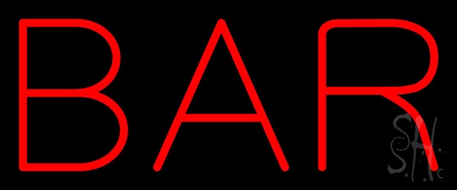Sign Store N100-0011-clear Bar Clear Backing Neon Sign 24 x 10 x 1 In. Sign Store N100-0011-clear Bar Clear Backing Neon Sign 24 x 10 x 1 In.