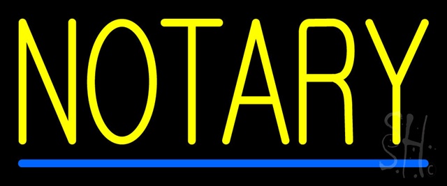 Sign Store N100-0110-outdoor Yellow Notary Blue Line Outdoor Neon Sign 24 x 10 x 3.5 In. Sign Store N100-0110-outdoor Yellow Notary Blue Line Outdoor Neon Sign 24 x 10 x 3.5 In.