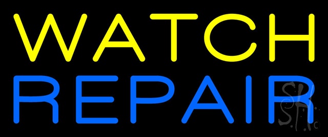 Sign Store N100-0187-clear Yellow Watch Repair Clear Backing Neon Sign 24 x 10 x 1 In. Sign Store N100-0187-clear Yellow Watch Repair Clear Backing Neon Sign 24 x 10 x 1 In.
