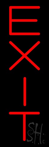Everything Neon N100-5506 Vertical Exit LED Neon Sign 24" Tall x 8" Wide