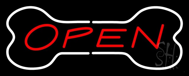 Sign Store N100-1405-clear Bone Logo Open Clear Backing Neon Sign 32 x 13 x 1 In. Sign Store N100-1405-clear Bone Logo Open Clear Backing Neon Sign 32 x 13 x 1 In.