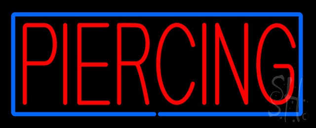 Sign Store N100-1451-outdoor Red Piercing Blue Border Outdoor Neon Sign 32 x 13 x 3.5 In. Sign Store N100-1451-outdoor Red Piercing Blue Border Outdoor Neon Sign 32 x 13 x 3.5 In.