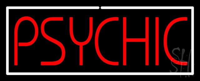 Sign Store N100-1468 Psychic White Border Neon Sign 32 x 13 x 3 In. Sign Store N100-1468 Psychic White Border Neon Sign 32 x 13 x 3 In.