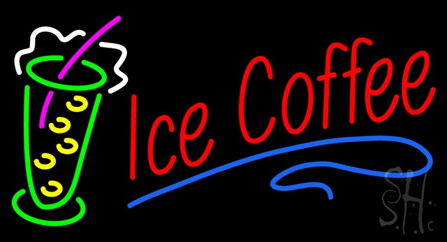 Sign Store N100-3635-clear Red Ice Coffee With Glass Clear Backing Neon Sign 37 x 20 x 1 In. Sign Store N100-3635-clear Red Ice Coffee With Glass Clear Backing Neon Sign 37 x 20 x 1 In.