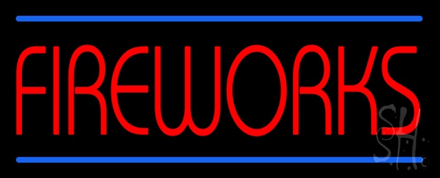 Sign Store N100-1248-clear Fireworks Clear Backing Neon Sign 32 x 13 x 1 In. Sign Store N100-1248-clear Fireworks Clear Backing Neon Sign 32 x 13 x 1 In.