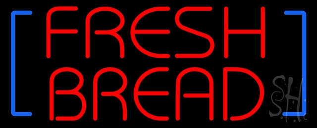 Sign Store N100-1260 Red Fresh Bread Neon Sign 32 x 13 x 3 In. Sign Store N100-1260 Red Fresh Bread Neon Sign 32 x 13 x 3 In.