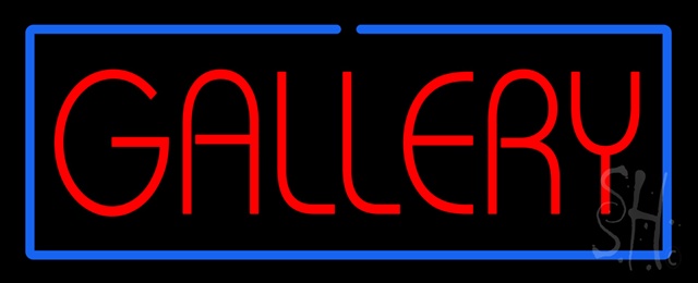 Sign Store N100-1269-outdoor Red Gallery Blue Border Outdoor Neon Sign 32 x 13 x 3.5 In. Sign Store N100-1269-outdoor Red Gallery Blue Border Outdoor Neon Sign 32 x 13 x 3.5 In.