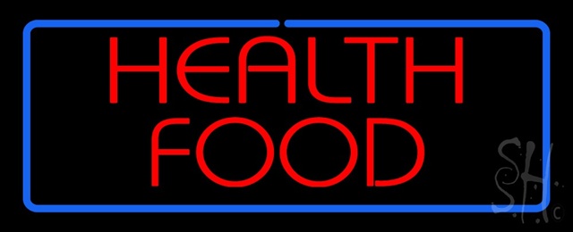 Sign Store N100-1298-clear Health Food Clear Backing Neon Sign 32 x 13 x 1 In. Sign Store N100-1298-clear Health Food Clear Backing Neon Sign 32 x 13 x 1 In.