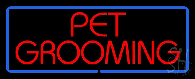 Sign Store N100-1440-clear Red Pet Grooming Blue Border Clear Backing Neon Sign 32 x 13 x 1 In. Sign Store N100-1440-clear Red Pet Grooming Blue Border Clear Backing Neon Sign 32 x 13 x 1 In.