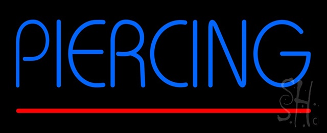 Sign Store N100-1448 Blue Piercing Red Line Neon Sign 32 x 13 x 3 In. Sign Store N100-1448 Blue Piercing Red Line Neon Sign 32 x 13 x 3 In.