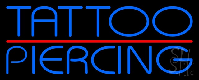 Sign Store N100-1526-outdoor Blue Tattoo Piercing Red Line Outdoor Neon Sign 32 x 13 x 3.5 In. Sign Store N100-1526-outdoor Blue Tattoo Piercing Red Line Outdoor Neon Sign 32 x 13 x 3.5 In.