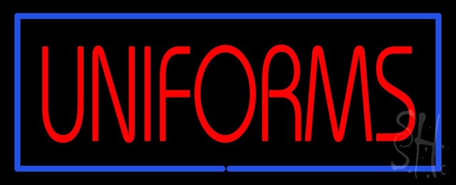 Sign Store N100-1553 Red Uniforms Blue Border Neon Sign 32 x 13 x 3 In. Sign Store N100-1553 Red Uniforms Blue Border Neon Sign 32 x 13 x 3 In.