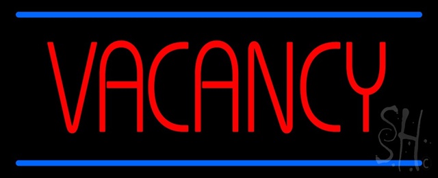 Sign Store N100-1557-clear Vacancy Clear Backing Neon Sign 32 x 13 x 1 In. Sign Store N100-1557-clear Vacancy Clear Backing Neon Sign 32 x 13 x 1 In.