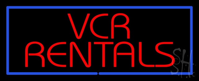 Sign Store N100-1558 Vcr Rentals Neon Sign 32 x 13 x 3 In. Sign Store N100-1558 Vcr Rentals Neon Sign 32 x 13 x 3 In.