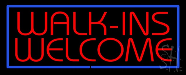 Sign Store N100-1567-outdoor Red Walk Ins Welcome Blue Border Outdoor Neon Sign 32 x 13 x 3.5 In. Sign Store N100-1567-outdoor Red Walk Ins Welcome Blue Border Outdoor Neon Sign 32 x 13 x 3.5 In.