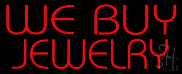 Sign Store N100-1569 We Buy Jewelry Neon Sign 32 x 13 x 3 In. Sign Store N100-1569 We Buy Jewelry Neon Sign 32 x 13 x 3 In.