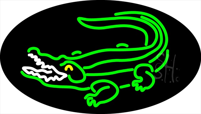 Sign Store N105-0314-clear Crocodile Animated Clear Backing Neon Sign 30 x 17 x 1 In. Sign Store N105-0314-clear Crocodile Animated Clear Backing Neon Sign 30 x 17 x 1 In.