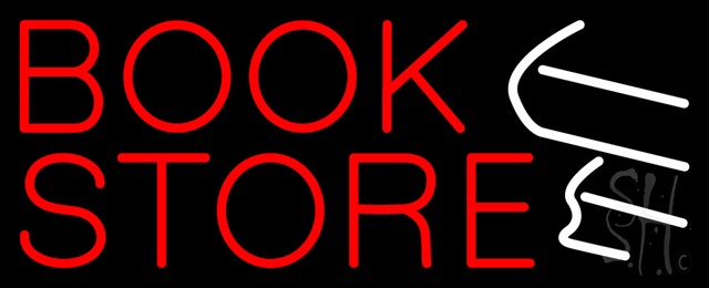 Sign Store N100-0275 Red Book Store Logo Neon Sign 32 x 13 x 3 In. Sign Store N100-0275 Red Book Store Logo Neon Sign 32 x 13 x 3 In.