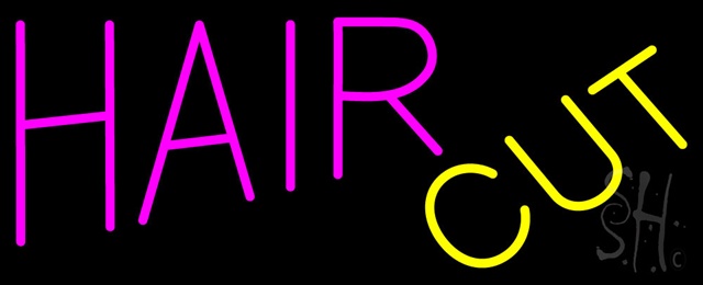 Sign Store N100-0321-outdoor Pink Hair Cut Yellow Outdoor Neon Sign 32 x 13 x 3.5 In. Sign Store N100-0321-outdoor Pink Hair Cut Yellow Outdoor Neon Sign 32 x 13 x 3.5 In.